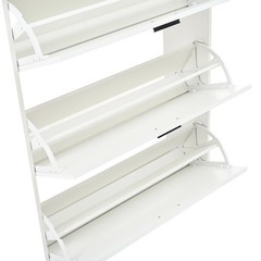 Shoe Cabinet with 3 Hidden Flip Drawers & 2 Storage drawer