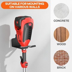 Wall-Mounted Garden Tool Hanger – 3 Pack for Weed Whackers, Trimmers & More