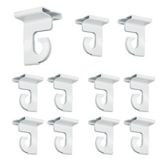 Extra Heavy Duty White Aluminum Drop Ceiling Hooks, One Piece Ceiling Grid Cl…