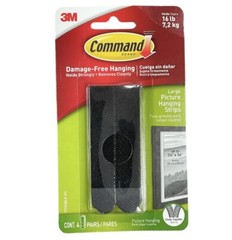 Lot 6 Packs 3M Command Large Damage Free Picture Hanging Strips (24 Pairs Total)