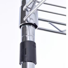 5-Tier Wire Metal Chrome Garage Storage Shelving Unit (24 In. W X 59 In. H X 14