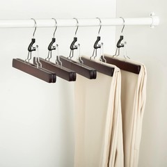 Wooden Pants Hangers Cherry 10 Pack…