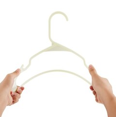 25/50pcs Coat Hanger 16.5in Space Saving Non Slip Clothes Trouser Coat Suit Bar