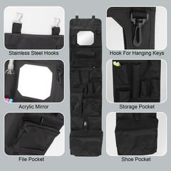 Police Style Hanging Closet, 52 x 11 Inches Shelf Hanging Work Locker Organiz…
