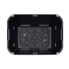 12 Gallon Plastic Storage Container Bin, 4-Pack, Heavy Duty, Lids, Greenmade NEW