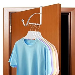 2 Pcs Over The Door Hooks Multipurpose Hanging Storage for Clothes Coats Towels