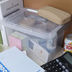6-Pack 6 Quart Clear Latch Storage Boxes with Handles for Easy Organization