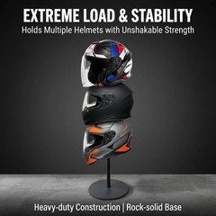 Heavy Duty Metal Helmet Stand Hat Display Rack Cap Wig Holder Helmet Display …