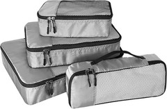 4Piece Packing Cubes Travel Accessories Set for Suitcases-Luggage Organizer Bags