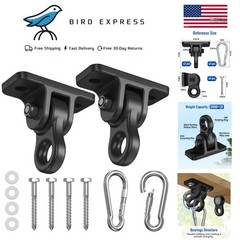 Heavy Duty Alloy Steel Swing Hangers Set of 2 with 5000+ lb Capacity, Yoga
