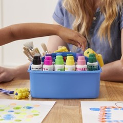3-Compartment Small Plastic Caddy, Multipurpose Organization, Contemporary, 6…