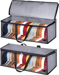 2 PCS Wide Hat Storage Baseball Caps Organizer W/ 2 Sturdy Handles Hat Racks