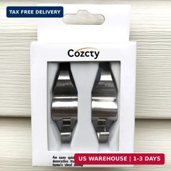 Cozcty Vinyl Siding Hooks, (8 Pack) No Drilling Siding Clips for Hanging Outdoor