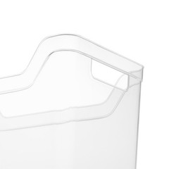 Sterilite Medium Shelf Bin Clear Plastic Organizer 6 Count