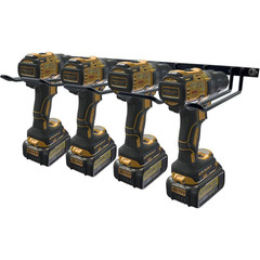 Heavy Duty 7.5 In. X 16.5 In. Black Metal Ultra Sturdy Anti-Slip Power Tool Orga