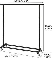 HOKEEPER Clothing Racks Heavy Duty Clothes Rack Adjustable Garment Rack S009