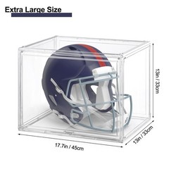 VGLXTRNT XXX-Large Clear Display Case 17.7″ x 13″ x 13″ Extra Large Display O…
