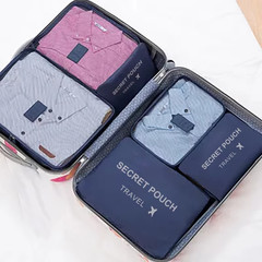 6PCS Travel Storage Bags Waterproof Luggage Organizer Set US