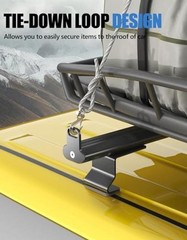 FengYu 57″ Universal Roof Ladder Rack for Van Fit for Pickup Truck Cap & Topper