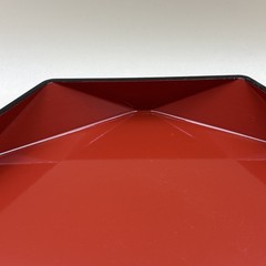 Japanese Cherry Bark Hexagonal Wooden Accessory Valet Tray Bowl Mid Century