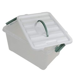14 Quart Latching Box, Great Funtionality Plastic Storage Bin with Lid, Clear…