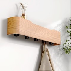 Coat Hooks Wall Mount Hidden Hooks Entryway Organizer for Decorative Wall Hooks