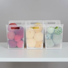 Sterilite Medium Shelf Bin Clear Plastic Organizer 6 Count