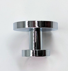 Set of Two (2) Liberty Modern Round Post Hooks Polished Chrome Holds 35 lbs. NEW