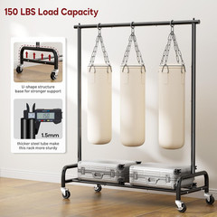 Heavy Duty Clothing Racks for Hanging Clothes Rack, 43″ Wide Rolling Garment Rac