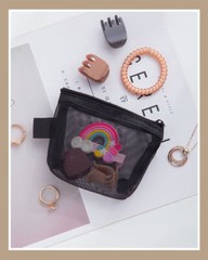Mini Travel Toiletry Storage Cosmetic Bag Beauty Zip Makeup Organizer Pouch US