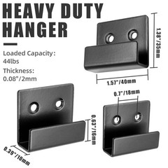 10 Pcs Tile Display Wall Hanger, Stainless Steel Wall Mount Brackets Hook, Heavy