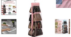 Luxurious Oxford Cloth Handbag Storage Organizer – Universal Fit & Foldable