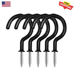 Contemporary Vinyl Coated Screw Hooks – 100 Pack for Elegant Hanging Solutions