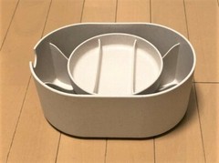 Ikea SAXBORGA Storage box with mirrored lid, plastic cork 9 1/2×6 3/4 ” – NEW