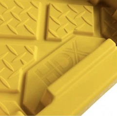 6.5 qt Storage Bin Container Tote Mini Yellow Lid TikTok Viral Tough – NEW