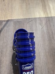 5 Pack Lowes Celebrates 250 USA Mini Blue Bucket w/ Lid Stackable American 🇺🇸