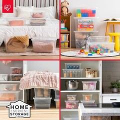 Effortless Organization with 20 Clear Stackable Storage Bins – 6 Qt, BPA-Free