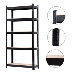 Storage Rack 27″W x 59″H x 12″D 5-Tier Shelf Steel Freestanding Garage Shelving