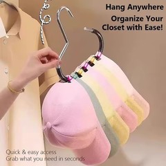2PCS Hat Rack Organizer – Stylish, High-Capacity Cap Storage for Home