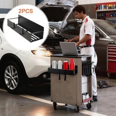 2 Pcs Wall Mount Spray Can Organizer Rack for Garage, Home, Tool Box Storage