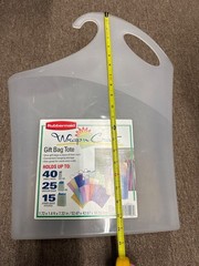 2 Rubbermaid Wrap N Craft Gift Bag Tote Organizer Holder 40 Gift Bags USA Made