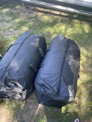 Extra Large Moving Bags with Strong Zippers & Carrying Handles Storage Bag Black