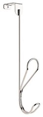 Franklin Brass OTDDOLS-CHR Dolen Over The Door Hook Rail Polished Chrome