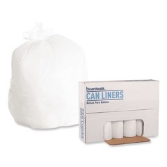 Boardwalk 3036EXH 30″ x 36″ Low-Density Waste Can Liners – White (200/CT) New