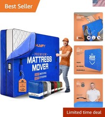 Mattress Bags For Moving With 8 Handles – Queen Mattress Moving Bag – Tear-Pr…