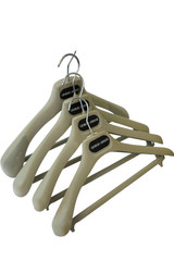 Set of 4 GIORGIO ARMANI Flocked Velvet Coat Jacket Suit Dress Pants Hangers 16″