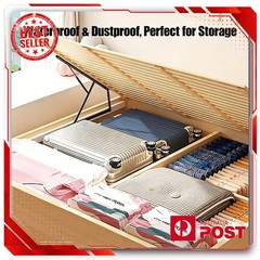 No-Pump Vacuum Storage Bags – Press & Seal Space Saving Compression – Reusable