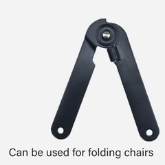 125mm Foldable Iron Hinges with Locking Mechanism for Jewelry Boxes Cupboards