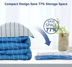 Vacuum Storage Bags Clothes Space Saver 3 5 7 10 Pack | Vacuum Seal Bags Travel