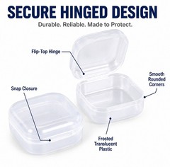 40 Pcs Small Plastic Storage Container Boxes Box DIY Coins Screws Jewelry Travel